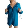 Women's Cleone Woven Romper - FRNCH - 3 of 4