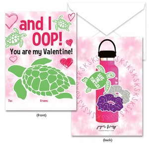 Paper Frenzy Vsco Girl Themed Valentine Cards WITH ENVELOPES - 25 Pack - 1 of 1