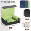 Unique Bargains Leather Magnetic Closure Trading Card Storage Box with 10 Pcs Dividers - 2 of 4