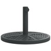 vidaXL Parasol Base Black Polyethylene and Concrete 26.5 lbs Durable - 2 of 2