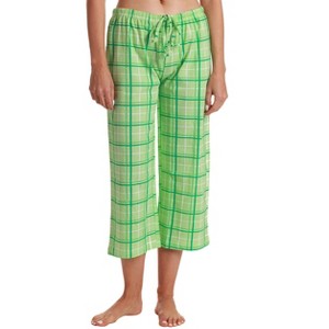 Just Love Womens Knit Jersey Pajama Capris - 100% Cotton PJs - 1 of 3