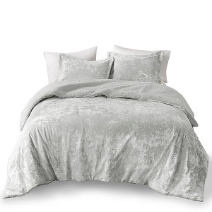 Gracie Mills Graciela Luxe Crushed Velvet Reversible Comforter Set - 1 of 4