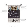 Evergreen Dogs and Checks Garden Burlap Flag 12.5 x 18 Inches Indoor Outdoor Decor - 2 of 4