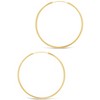 SHINE by Sterling Forever 2.7" Infinity Hoop Earrings - 3 of 4