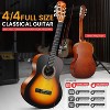 Pyle 36" Classical Style 3/4 Scale Acoustic Guitar Kit - Cherry Burst with Digital Tuner & Accessories - 3 of 4