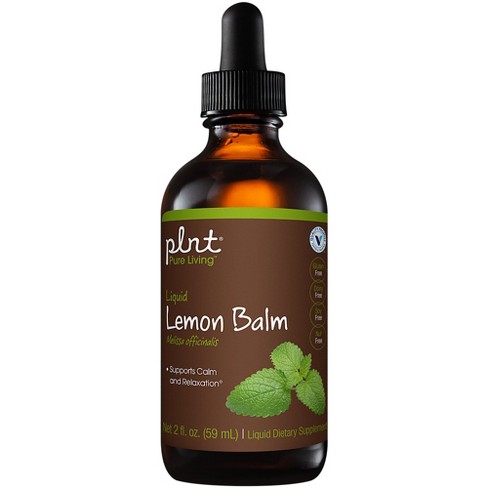 Plnt Liquid Lemon Balm - Supports Calm & Relaxation (2 Fl. Oz.) : Target