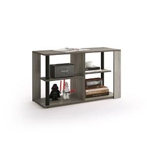 HOMLUX 3-Tier Coffee Table with Open Shelves Small End Side Table for Living Room Bedroom - 1 of 4