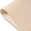 Dainty Home Chevron Reversible Premium Vegan Leather 12" x 18" Placemats Set of 4 - 2 of 2