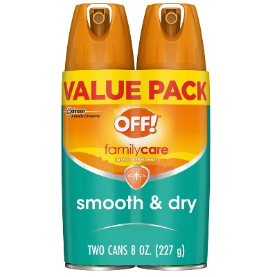 OFF! FamilyCare Mosquito Repellent Smooth & Dry - 4oz