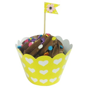 Wrapables Standard Size Chevron Cupcake Wrappers - 1 of 4