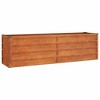 vidaXL Garden Raised Bed Rusty Corten steel Large Decorative Inlays - 2 of 4