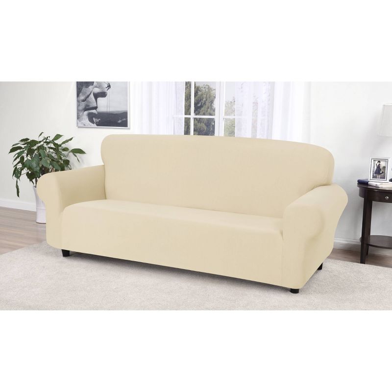 Jersey Sofa Slipcover - Madison Industries, 2 of 3