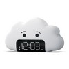 Kids' Wake up Light Alarm Cloud Clock White - Capello - image 2 of 3