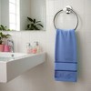 REGALWOVEN Bathroom Decorative Cotton Soft Absorbent Sold Striped Hand Towel 14" x 30" 2 Pcs - 3 of 4