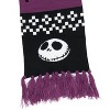 The Nightmare Before Christmas Jack Skellington Knit Scarf - 4 of 4