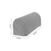 Unique Bargains Stretchy Anti-Slip Sofa Couch Armchair Covers with Pins 2 Pcs - 2 of 4