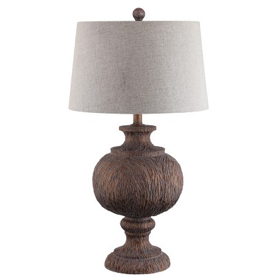 31" Scarlett Resin LED Table Lamp Dark Brown (Includes Energy Efficient Light Bulb) - JONATHAN Y