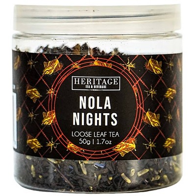 Heritage Tea Nola Nights Black Loose Leaf Tea - 1.7oz