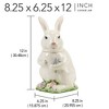 Certified International Easter Morning 3D Bunny Cookie Jar - 4 of 4