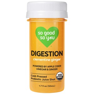 So Good So You Digestion Clementine Ginger Organic Probiotic Juice Shot - 1.7 fl oz - 1 of 4