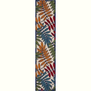 Nourison Aloha Floral Leaf Outdoor Area Rug - 1 of 4