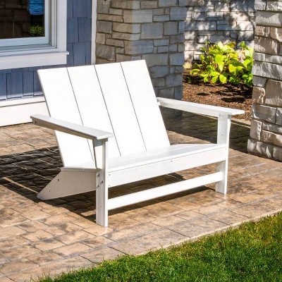 Polywood on sale adirondack loveseat