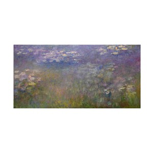 Trademark Fine Art -Monet 'Water Lillies 2' Canvas Art - 1 of 4