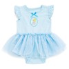 Disney Princess Baby Girls Cosplay Bodysuit With Skirt Overlay & Headband Outfit Set Newborn to Infant - 2 of 4