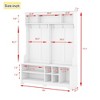 NicBex 77.10"H Modern Hall Tree with Storage for Living Room - 3 of 4