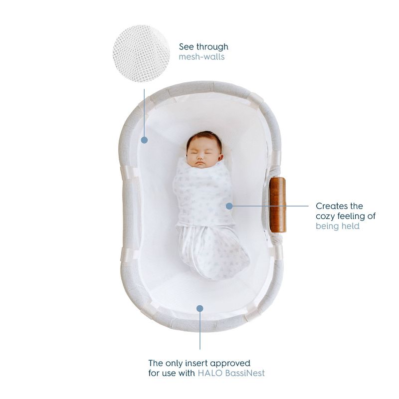 HALO Innovations Bassinest Insert Sleeper Accessories 2.0 - Newborn, 5 of 9