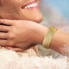 Ross-Simons Italian 18kt Gold Over Sterling Textured and Polished Omega Bracelet - 2 of 3