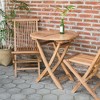 Decksplore Teak 3-piece outdoor furniture set suitable for Patio - 2 of 4