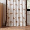 50"x108" Rochelle Porter Jaguars Pole Top Curtain Ivory - 3 of 4