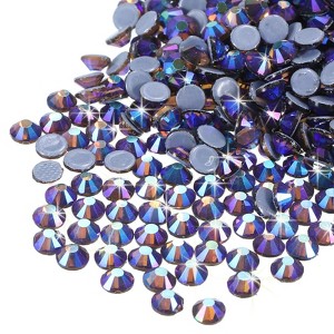 Unique Bargains DIY Crafts Hotfix Rhinestones Flatback Crystal Glass Gems 1440 Pcs - 1 of 4