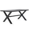 Core Dining Table - Indoor/Outdoor - PAT4053 - Black - Safavieh - 3 of 4