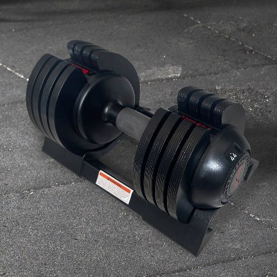 Vynxaria 22LBS Adjustable Dumbbell - Steel & Plastic Construction, Strength Training Equipment for Home Gym Workout