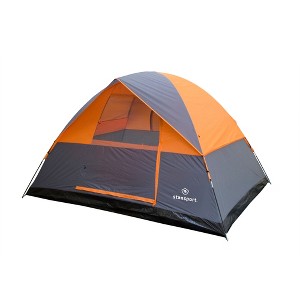Stansport Everest 6 Person Dome Tent Orange/Gray - 1 of 4