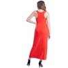 24seven Comfort Apparel Scoop Neck Maxi Dress with Racerback Detail - 3 of 4