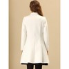 INSPIRE CHIC Women's Single Breasted Long Sleeve Mid-Long Winter Coat - 4 of 4
