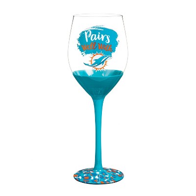 Miami Dolphins, 17oz Boxed Stemware