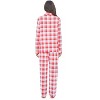 Casual Nights Women's Long Sleeve Rayon Button Down Pajama Set - 3 of 4