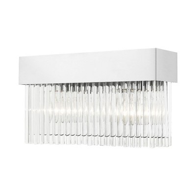 Livex Lighting Norwich 2 - Light Vanity in  Polished Chrome