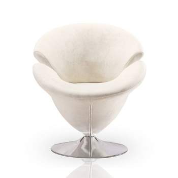Tulip Velvet Swivel Accent Chair - Manhattan Comfort