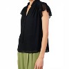 Women's Alana Short Sleeve Blouse - current air XS - 3 of 4
