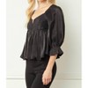 Women's Iridescent Babydoll Top - entro - 2 of 4