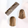 Unique Bargains Women Curly Thick Straight Hair Detangling Portable Wide Tooth Comb 1 Pc - 4 of 4