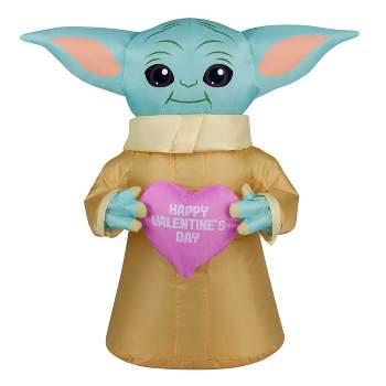 20" Inflatable Valentine's Baby Yoda - National Tree Company