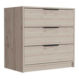 TiramisuBest Rustic Brown Finish Chest with Storage Drawers Clipped Corners Transitional Style Wooden Bedroom Furniture 1pc with Brown for D - 1 of 4