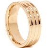 Pompeii3 Polished Wedding Ring 10K Yellow Gold - 2 of 4