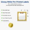 Avery Labels, 3" x 3", Gold-Metallic Berries, Glossy, 60ct - 2 of 4